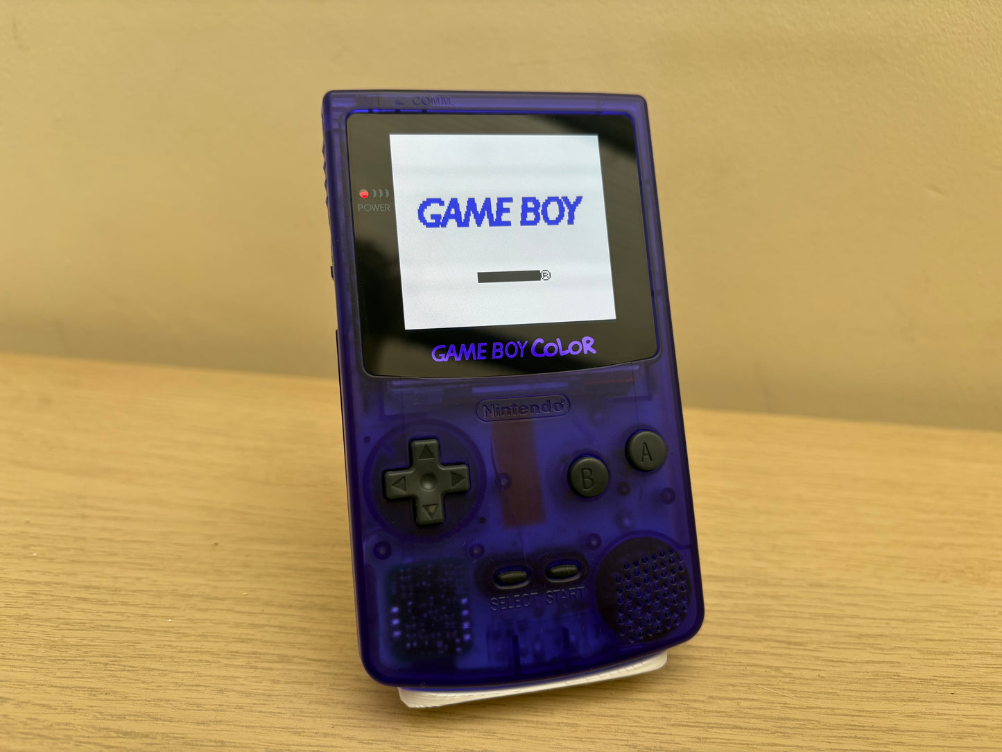 Nintendo Gameboy Colour with Brand New AMOLED Screen Mod Custom Purple