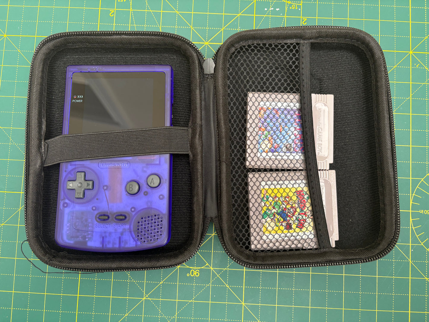 Nintendo Gameboy Colour with Brand New AMOLED Screen Mod Custom Purple
