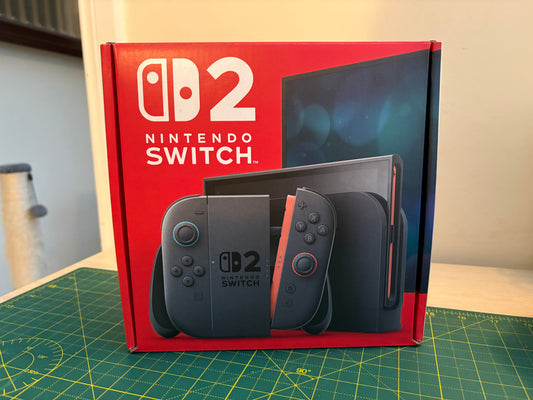 Nintendo Switch 2 Console – CUSTOM Transparent Black Shell (Sealed Condition)